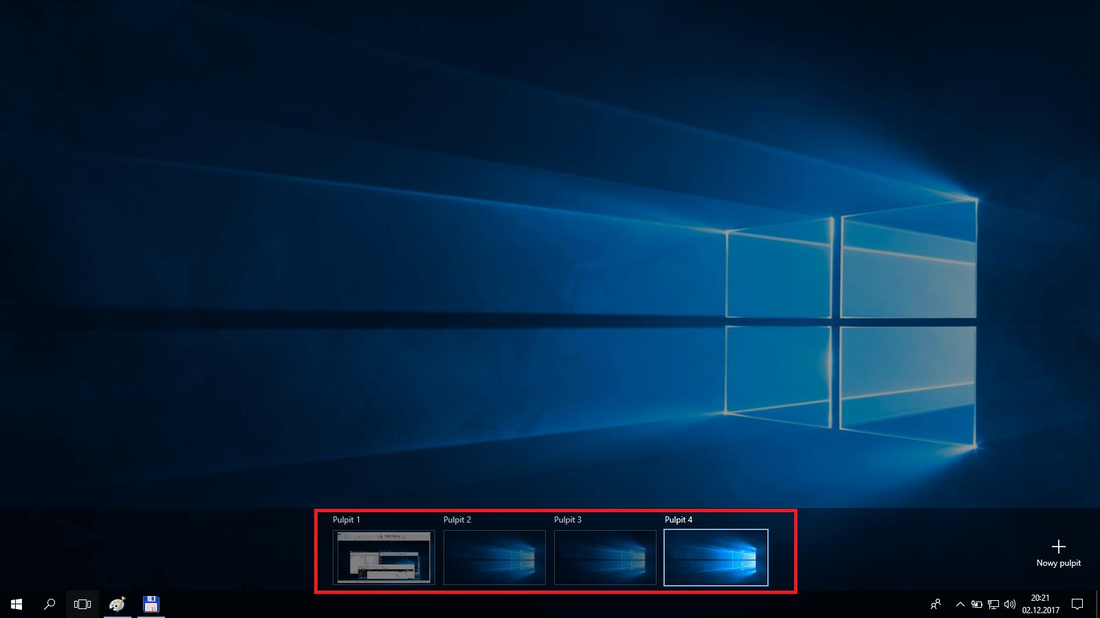 Porady Windows - Jak włączyć kilka pulpitów